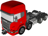 Scania 8X4 3D Model preview