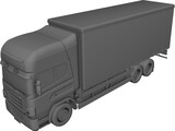 Scania Truck 3D Model preview
