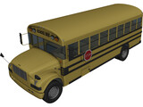 School Bus 3D Model preview