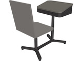 School Desk 3D Model
