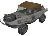 Schwimmwagen 3D Model preview