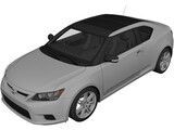 Scion tC (2012) 3D Model preview