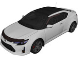 Scion tC (2014) 3D Model preview