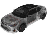 Scion tC (2014) 3D Model