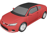 Scion tC 3D Model preview