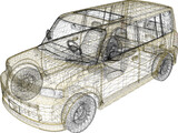 Scion xB (2001) 3D Model