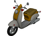 Scooter Vespa 3D Model preview