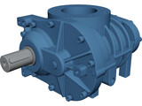Screw Compressor 3D Model preview
