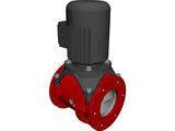 Screw Pump and Motor 3D Model preview