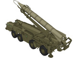 Scud B Missile Launcher 3D Model