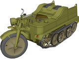 Sd Kfz 2 NSU 3D Model preview