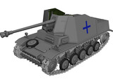 SdKfz 131 Marder 2 3D Model preview