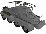 Sd.KfZ. 263 Funkwagen 3D Model