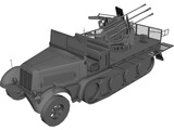 SDKFZ 7/1 3D Model preview