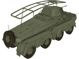 Sdkfz232-M 3D Model
