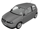Seat Arosa 3D Model preview