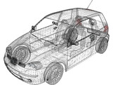 Seat Arosa 3D Model