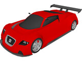 Seat Concept 3D Model preview