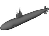 Seawolf 3D Model preview
