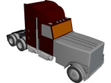 Semi-Truck 3D Model preview