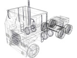 Semi Truck 3D Model