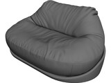 Serralunga Sofa 3D Model preview