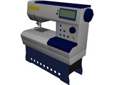Sewing Machine 3D Model preview