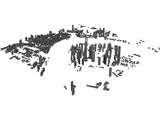Shanghai Pudong City China 3D Model preview