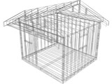 Shed Frame 3D Model
