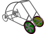 Shell Eco Marathon Car Chassis 3D Model preview