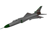 Shenyang J-8B 3D Model preview