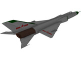 Shenyang J-8B 3D Model