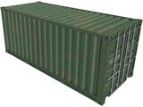 Shipping Container 3D Model preview