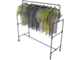 Shirts on Wardrobe 3D Model