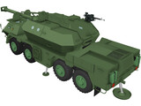 ShKH vz.2000 Dana 155mm 3D Model