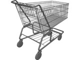 Shopping Cart 3D Model preview