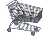 Shopping Cart 3D Model
