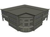 Shopping Center 3D Model preview