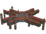 Shopping Centre 3D Model preview