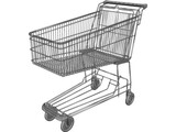 Shopping Trolley 3D Model