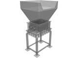 Shrijala Twin Shaft Shreeder 3D Model