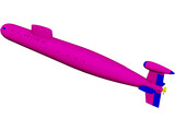 Sierra Class Submarine 3D Model