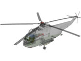 Sikorsky SH-3H Sea King Navy 3D Model