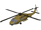 Sikorsky SH-60B Seahawk 3D Model preview