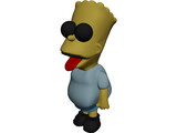 Simpsons Bart 3D Model preview