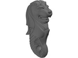 Singapore Lion City Logo 3D Model
