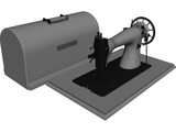 Singer Sewing Machine 3D Model preview