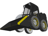 Skid Steer 3D Model