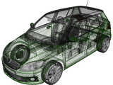 Skoda Fabia RS (2010) 3D Model