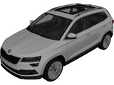 Skoda Karoq (2018) 3D Model preview
